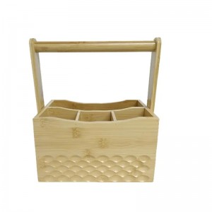 Бамбуковые держатели хранения многоцелевых компартментов